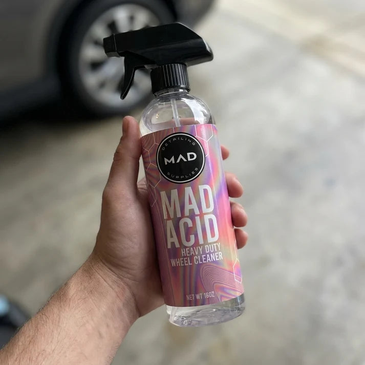 🔥 MAD ACID™ – LIMPIA TUS LLANTAS EN MINUTOS  Elimina suciedad, polvo de frenos, óxido y manchas de agua