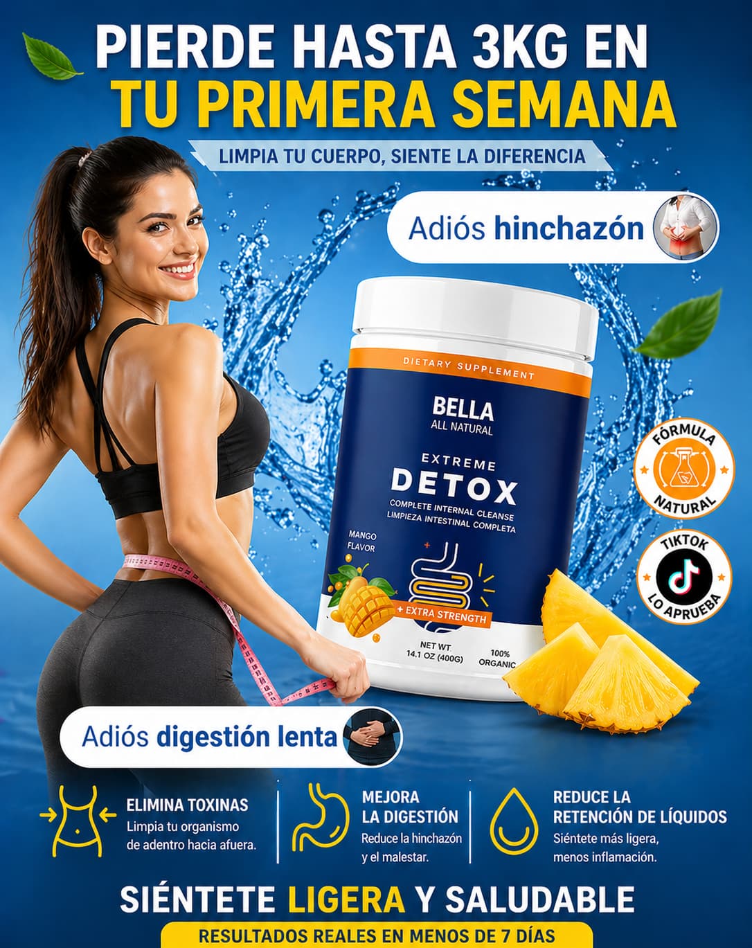 ✨ Bella Extreme Detox | Limpia Tu Organismo Desde Adentro